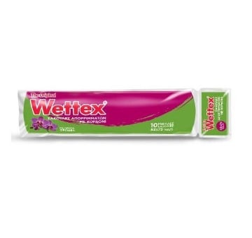 WETTEX ΣΑΚΟΥΛΑ ΑΠΟΡΡΙΜΑΤΩΝ ΡΟΖ ΟΡΧΙΔΕΑ (52x75cm) 10τεμ(-0,50€)