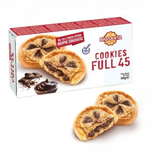 ΒΙΟΛΑΝΤΑ COOKIES FULL 45 150gr. - (ΜΑΥΡΗ ΣΟΚΟΛΑΤΑ)