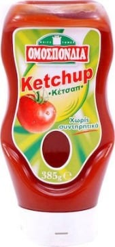 ΟΜΟΣΠΟΝΔΙΑ ΚΕΤΣΑΠ ΠΛΑΣΤΙΚΗ ΦΙΑΛΗ 385gr.