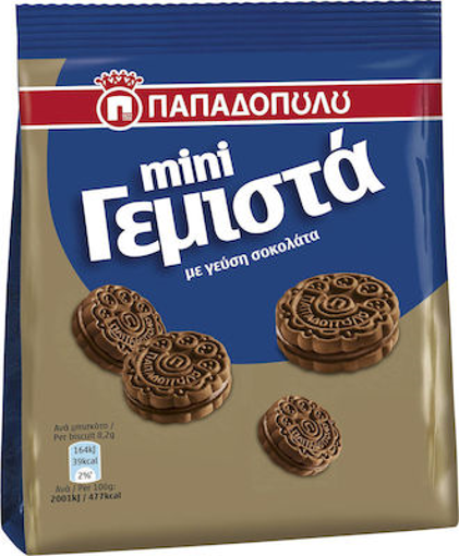 ΠΑΠΑΔΟΠΟΥΛΟΥ ΓΕΜΙΣΤΑ ΜΙΝΙ ΜΕ ΓΕΥΣΗ ΣΟΚΟΛΑΤΑΣ 90gr.