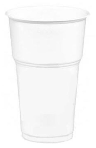 ΠΟΤΗΡΙ ΦΡΑΠΕ ΛΕΥΚΟ 330ml (50τεμ.) - (Νο 508) - (LUX-PLAST)-ΕΙΣΑΓ