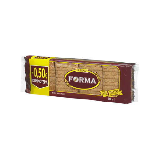 FORMA ΦΡΥΓΑΝΙΑ ΣΙΚΑΛΗΣ 4Χ90gr (-0.50Ε) Σ16 