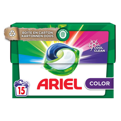 ARIEL ΥΓΡΕΣ ΚΑΨΟΥΛΕΣ  ALL IN 1 (15τεμ.) - (COLOR)