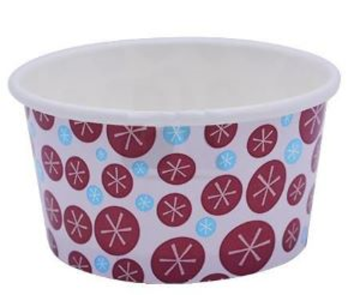 ΧΑΡΤΙΝΟ ΚΥΠΕΛΟ ΠΑΓΩΤΟΥ - (6 oz) PINK - (50τεμ.)