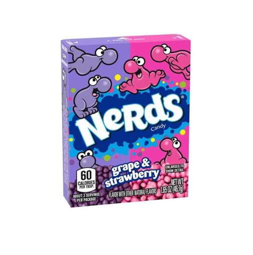 NERDS ΚΑΡΑΜΕΛΑΚΙΑ GRAPE&STRAWBERRY 46gr