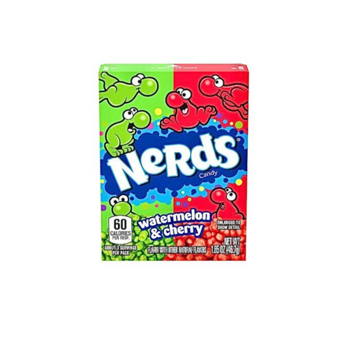 NERDS ΚΑΡΑΜΕΛΑΚΙΑ WATERMELON & CHERRY 46gr