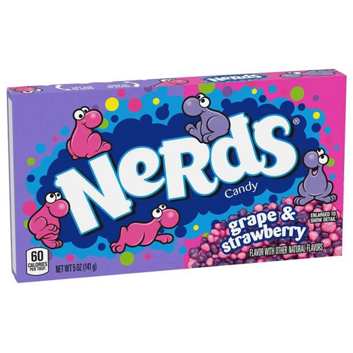 NERDS ΚΑΡΑΜΕΛΑΚΙΑ GRAPE&STRAWBERRY 142gr