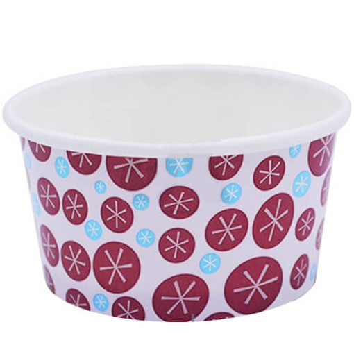 ΧΑΡΤΙΝΟ ΚΥΠΕΛΟ ΠΑΓΩΤΟΥ (5oz) - (PINK) (50τεμ.)