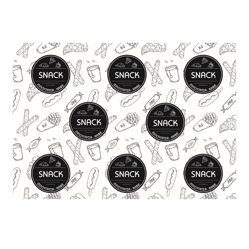 ΡΙΖΟΧΑΡΤΟ ΤΥΠΩΜΕΝΟ (SNACK) (1 ΧΡΩΜΑ) - (17,5x28cm) - (10kg)