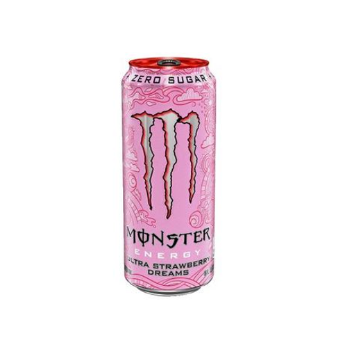 MONSTER ENERGY DRINK 500ml - (ULTRA STRAWBERRY DREAMS) (ZERO SUGAR)