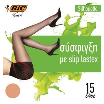 BIC ΚΑΛΣΟΝ SILHOUETTE 15DEN (MEDIUM) - (ΜΕΛΙ)