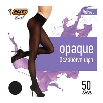 BIC ΚΑΛΣΟΝ VELVET 50DEN (LARGE) - (ΜΑΥΡΟ)