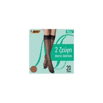 BIC ΚΑΛΤΣΑΚΙ MIBAS 20DEN ONE SIZE - (ΚΑΡΑΜΕΛΕ)