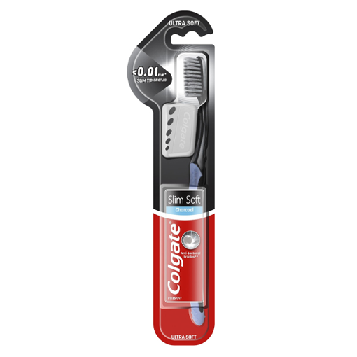 COLGATE ΟΔΟΝΤΟΒΟΥΡΤΣΑ SLIM SOFT - (CHARCOAL) (SOFT)