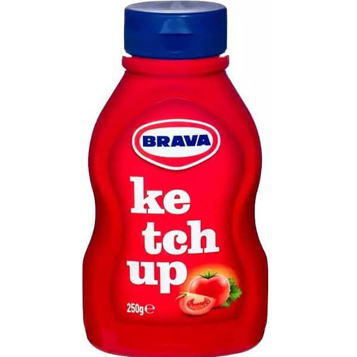 BRAVA KETCHUP 250gr. - (ΠΛΑΚΕ)