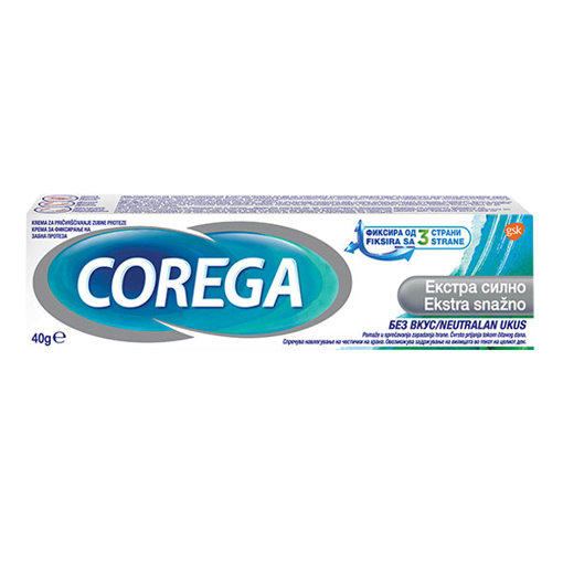 COREGA ΣΤΕΡΕΩΤΙΚΗ ΚΡΕΜΑ ΟΔΟΝΤΟΣΤΟΙΧΙΑΣ 40gr - (EXTRA STRONG)