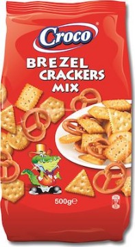 CROCO CRACKERS BREZEL MIX 500gr.