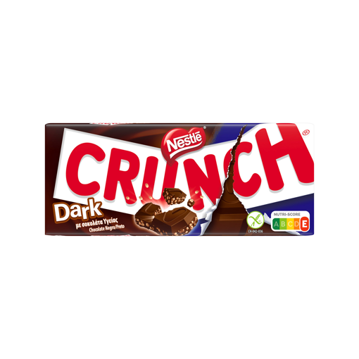 ΣΟΚΟΛΑΤΑ CRUNCH DARK 100gr. - (ΣΟΚΟΛΑΤΑ ΥΓΕΙΑΣ)