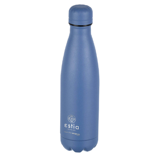 ECOCASA TRAVEL FLASK LITE SAVE AEGEAN 500ml - (ΜΠΛΕ)