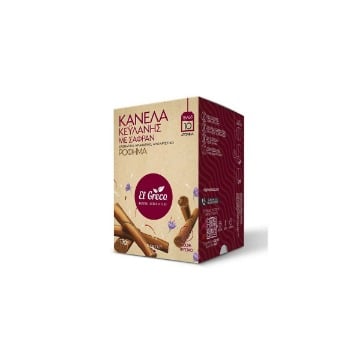 EL GRECO ΤΣΑΙ ΚΑΝΕΛΑ ΚΕΫΛΑΝΗΣ (10x1,3gr.) - (ΣΑΦΡΑΝ)