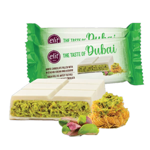 ELIT DUBAI ΛΕΥΚΗ ΣΟΚΟΛΑΤΑ 90gr