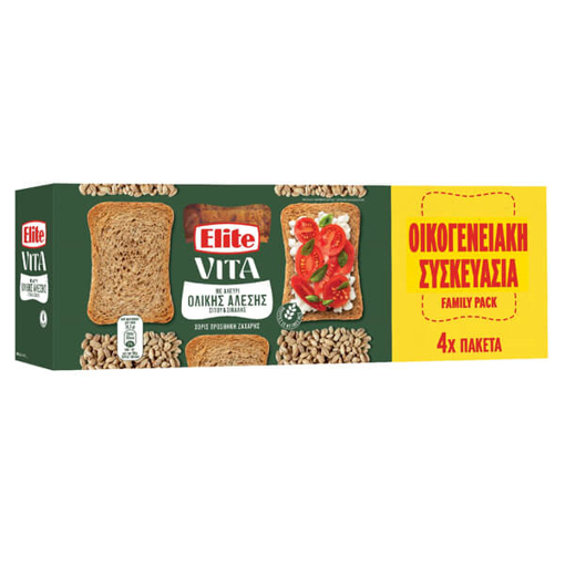 ELITE ΦΡΥΓΑΝΙΑ ΟΛΙΚΗΣ ΑΛΕΣΗΣ FAMILY PACK 360gr