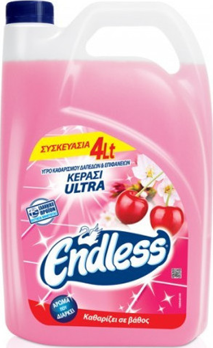 ENDLESS ΚΑΘΑΡΙΣΤΙΚΟ ΔΑΠΕΔΩΝ 4lit - (ΚΕΡΑΣΙ)