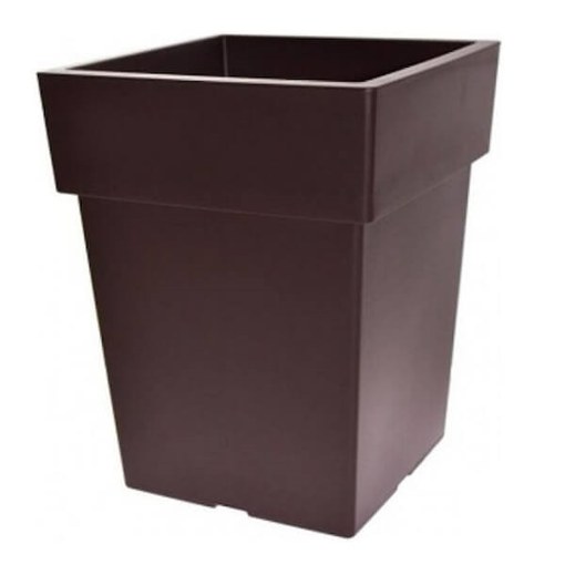 ET PLAST ΓΛΑΣΤΡΑ ΑΝΑΙΣ ΤΕΤΡΑΓΩΝΗ 27x27x50cm 26lt- (ΜΠΡΟΝΖΕ)