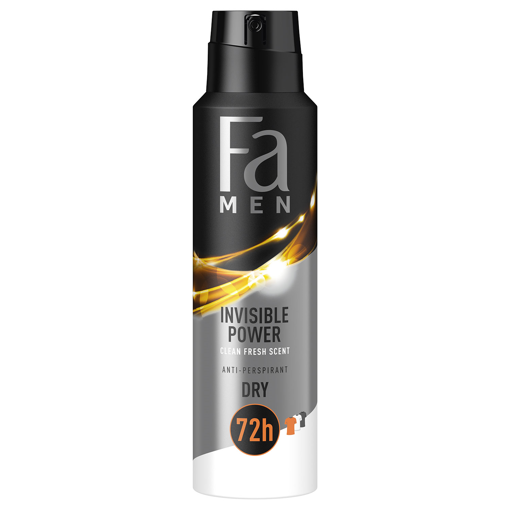 FA MEN SPRAY INVISIBLE POWER 150ml Σ6 