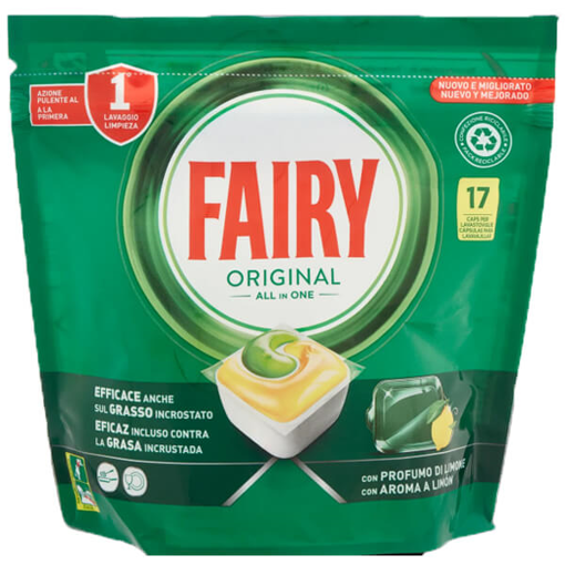 FAIRY CAPS  17τεμ. ALL IN ONE - (ΛΕΜΟΝΙ)
