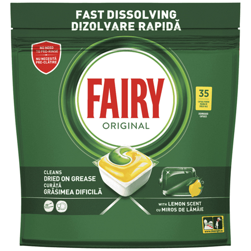 FAIRY CAPS ALL IN ONE  35τεμ. - (ORIGINAL) (ΛΕΜΟΝΙ)