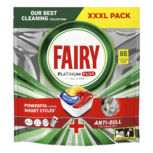 FAIRY CAPS ALL IN ONE  88τεμ. - (PLATINUM PLUS) (ΛΕΜΟΝΙ)