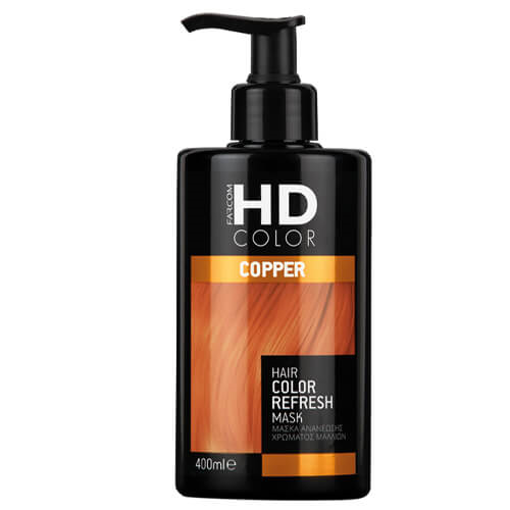 FARCOM HD ΜΑΣΚΑ ΑΝΑΝΕΩΣΗΣ ΧΡΩΜΑΤΟΣ  400ml - (COPPER)