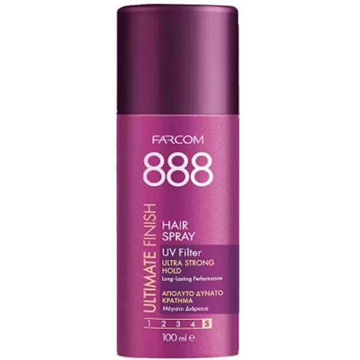 FARCOM SPRAY 888 LAC 100ml - ( ULTRA STRONG HOLD)