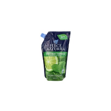 FELCE AZZURRA ΚΡΕΜΟΣΑΠΟΥΝΟ ΑΝΤΑΛΛΑΚΤΙΚΟ 500ml - (MINT & LIME) (ΣΑΚΟΥΛΑ)