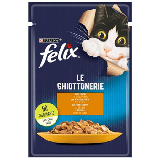 FELIX LE CHIOTTONERIE ΓΑΤΟΤΡΟΦΗ 85gr. - (ΚΟΤΟΠΟΥΛΟ ΣΕ ΖΕΛΕ)