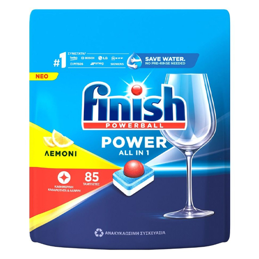 FINISH  85 tabs - (POWERBALL) (LEMON)