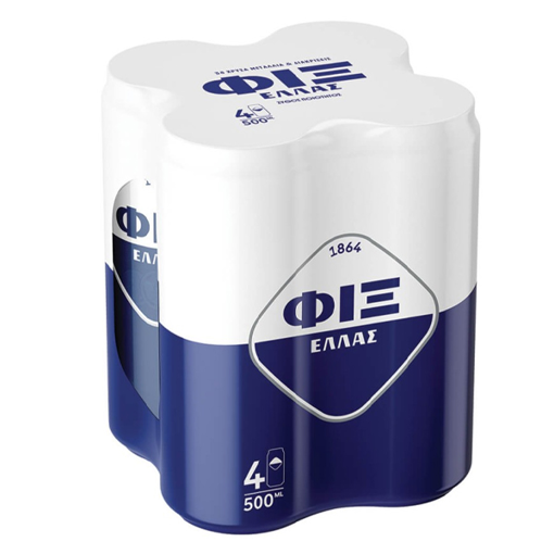 FIX HELLAS ΜΠΥΡΑ (4x500ml)