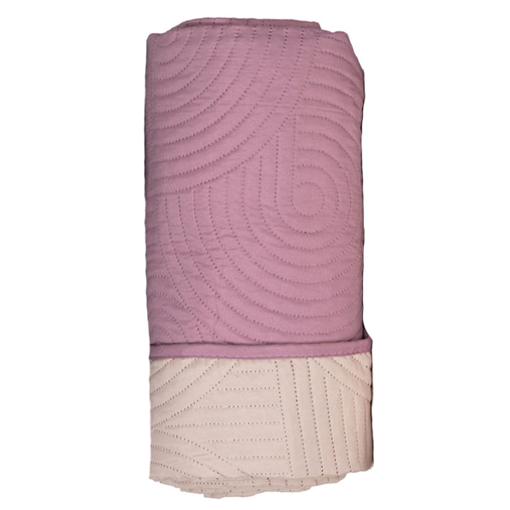 FLAMINGO ΚΟΥΒΕΡΛΙ ULTRASONIC ALA (220x240cm) - (ROTTEN APPLE-BEIGE) (100% MICROFIBRE)