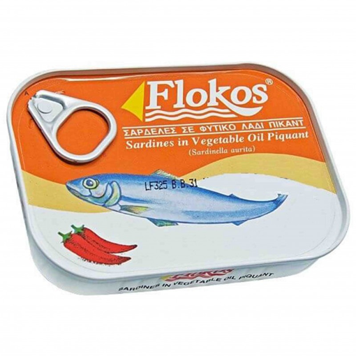 FLOKOS ΣΑΡΔΕΛΕΣ ΠΙΚΑΝΤΙΚΕΣ 100gr Σ50 