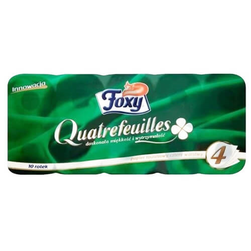 FOXY ΧΑΡΤΙ ΥΓΕΙΑΣ ΠΡΑΣΙΝΟ 4φ. 160φυλλα - (10 ΡΟΛΛΑ)
