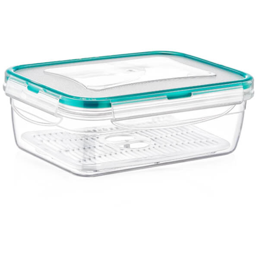 FRESH BOX ΦΑΓΗΤΟΔΟΧΕΙΟ ΟΡΘΟΓΩΝΙΟ ΜΕ ΚΑΠΑΚΙ 800ml (LC-205)