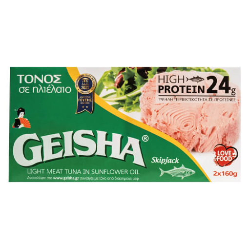GEISHA ΤΟΝΟΣ ΣΕ ΛΑΔΙ (2x160gr.)