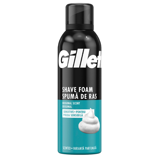GILLETTE ΑΦΡΟΣ ΞΥΡΙΣΜΑΤΟΣ 200ml - (SENSITIVE / ΠΡΑΣΙΝΟ)