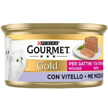 GOURMET GOLD ΓΑΤΟΤΡΟΦΗ 85gr - (ΜΟΣΧΑΡΙ) (MOUSSE)