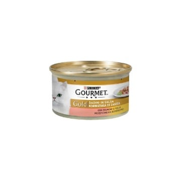 GOURMET GOLD ΓΑΤΟΤΡΟΦΗ 85gr - (ΣΟΛΟΜΟ-ΚΟΤΟΠΟΥΛΟ) (ΣΕ ΣΑΛΤΣΑ)