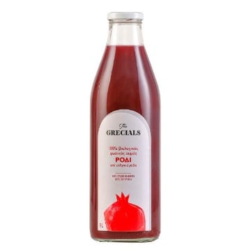 GRECIALS ΧΥΜΟΣ ΡΟΔΙ 1lt - (100% ΦΥΣΙΚΟΣ ΧΥΜΟΣ) (ΓΥΑΛΙΝΟ)