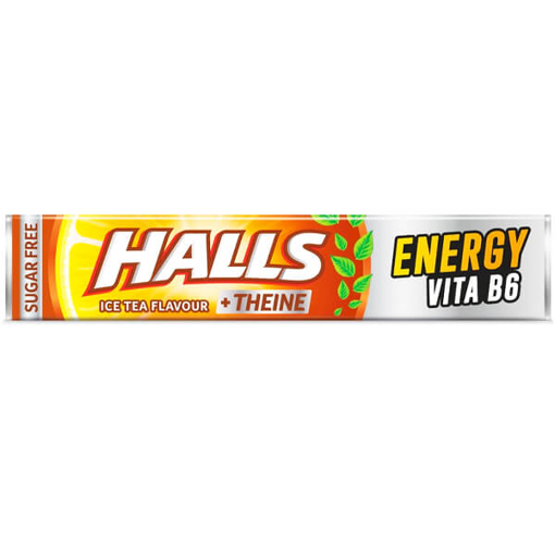 HALLS ΚΑΡΑΜΕΛΕΣ (20x32gr.) - (ICE TEA) (ΧΩΡΙΣ ΖΑΧΑΡΗ)