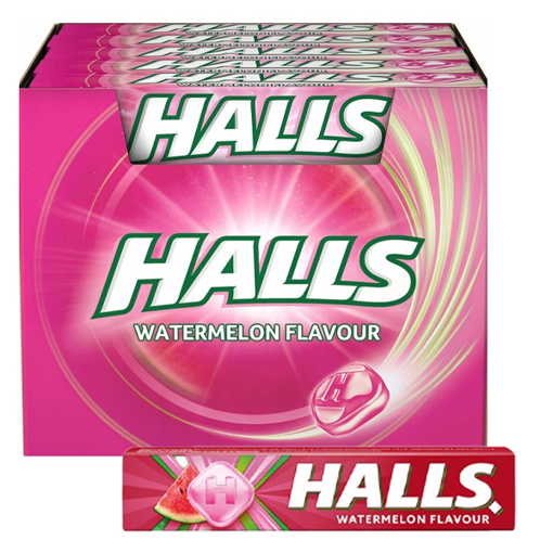 HALLS COOL ΚΑΡΑΜΕΛΕΣ Χ. ΖΑΧΑΡΗ (32grx20τεμ.) - (ΚΑΡΠΟΥΖΙ)