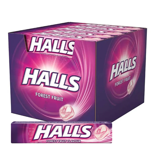 HALLS COOL ΚΑΡΑΜΕΛΕΣ (33,5grx20τεμ.) - (ΦΡΟΥΤΑ ΔΑΣΟΥΣ) (ΕΙΣΑΓΩΓΗΣ)